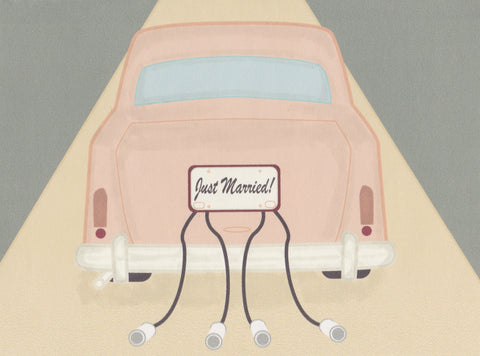 Just Married Wedding Card no. 1