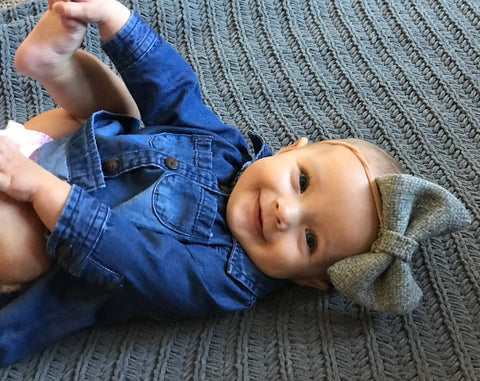 Grey VBABY Headband